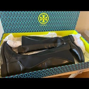 Tory Burch Polara Riding Boot-Black-7.5M style 32158675